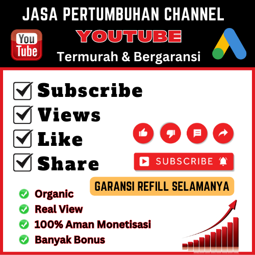 JASA PERTUMBUHAN UNTUK MONET YOUTUBE PERMANEN
