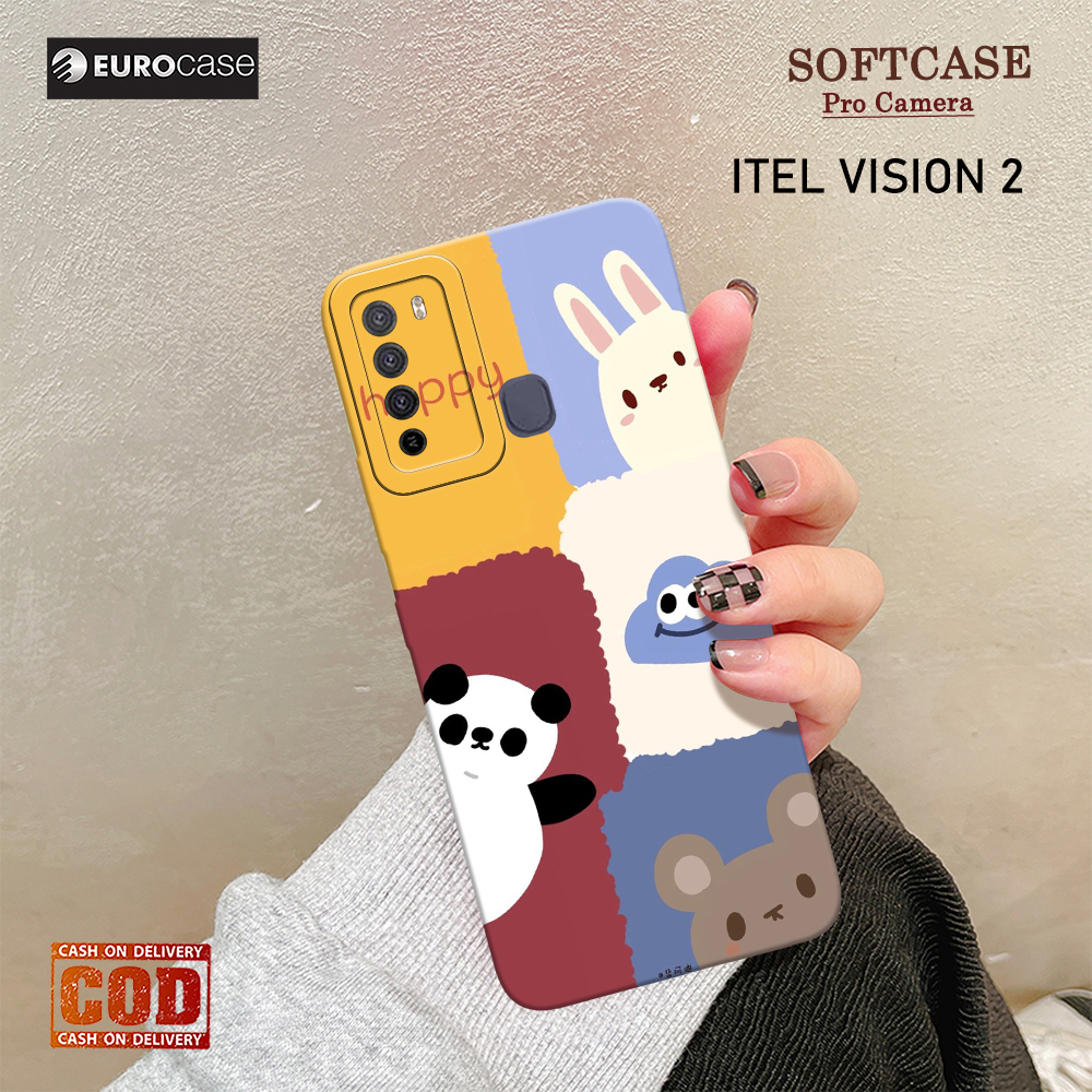 Soft Case Hp Itel Vision 2 - eurocase - Fashion Case Kartun - Casing Itel Vision 2 - Kasing Hp Itel 
