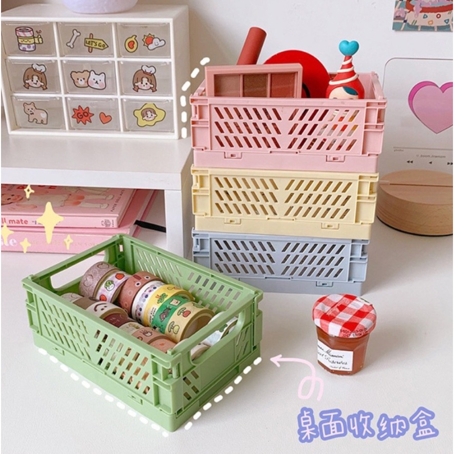 Rak Kotak lipat Penyimpanan Serbaguna (Rak Plastik Lipat Multifungsi)