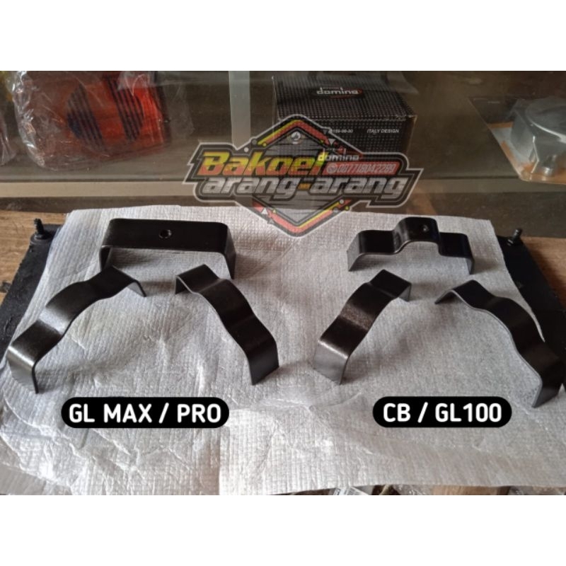 dudukan tangki jok cb gl 100 gl max pro tandokan tangki jok belakang cb gl gl100 gl max pro besi teb