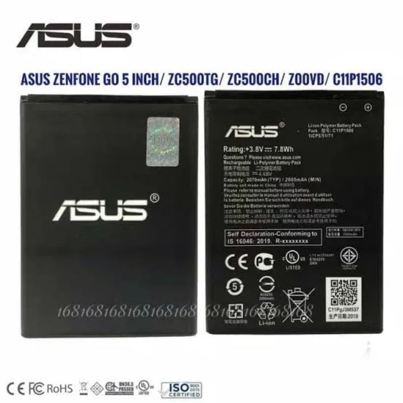 baterai HP Asus Zenfone Go z00vd normal udah tested
