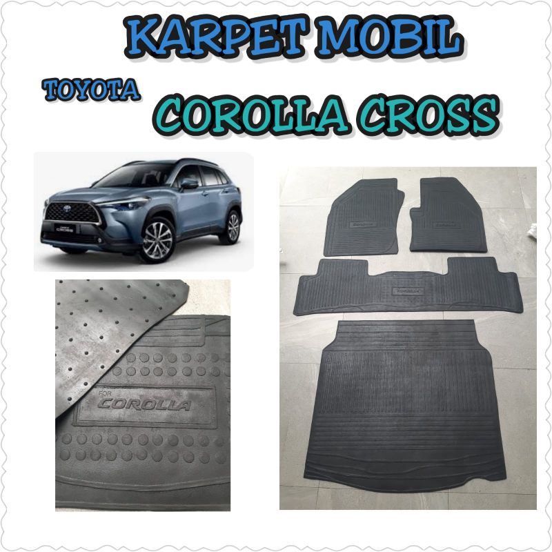 Karpet karet alas lantai mobil corolla cross