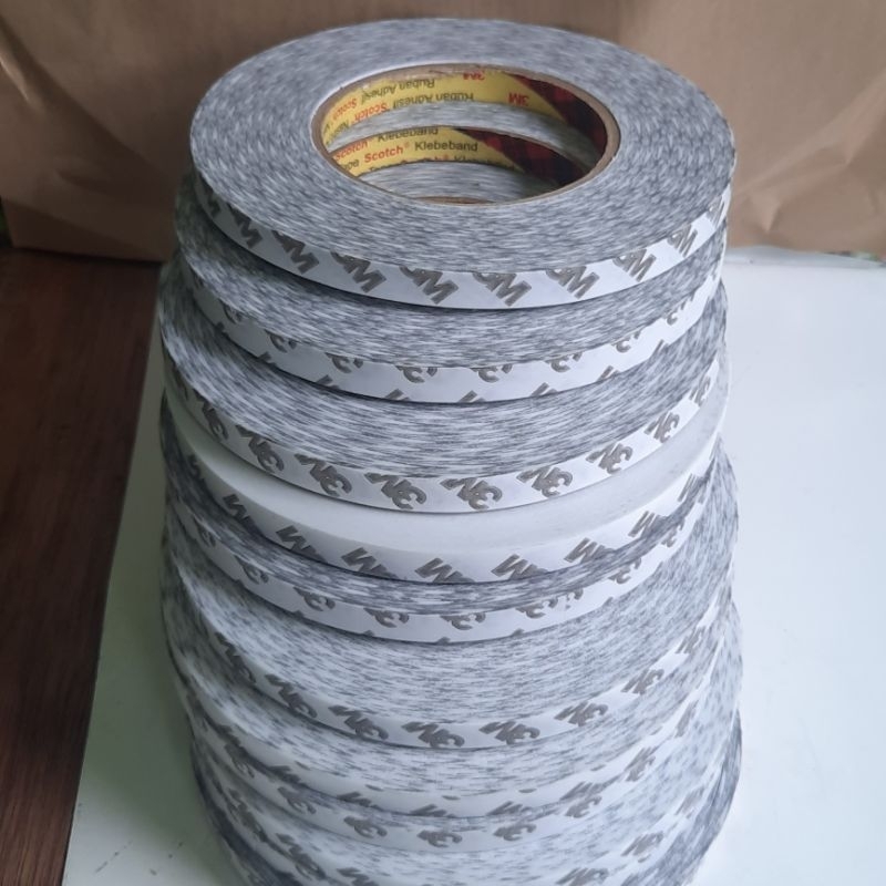 

Double tape side 3M 9075i lebar 10mm x 50 M-Dobel tape tisu