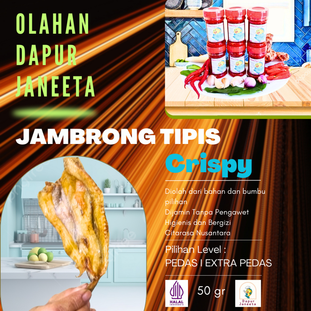 

JAMBRONG / SITENG BELAH / IKAN TIPIS CRISPY By DAPUR JANEETA