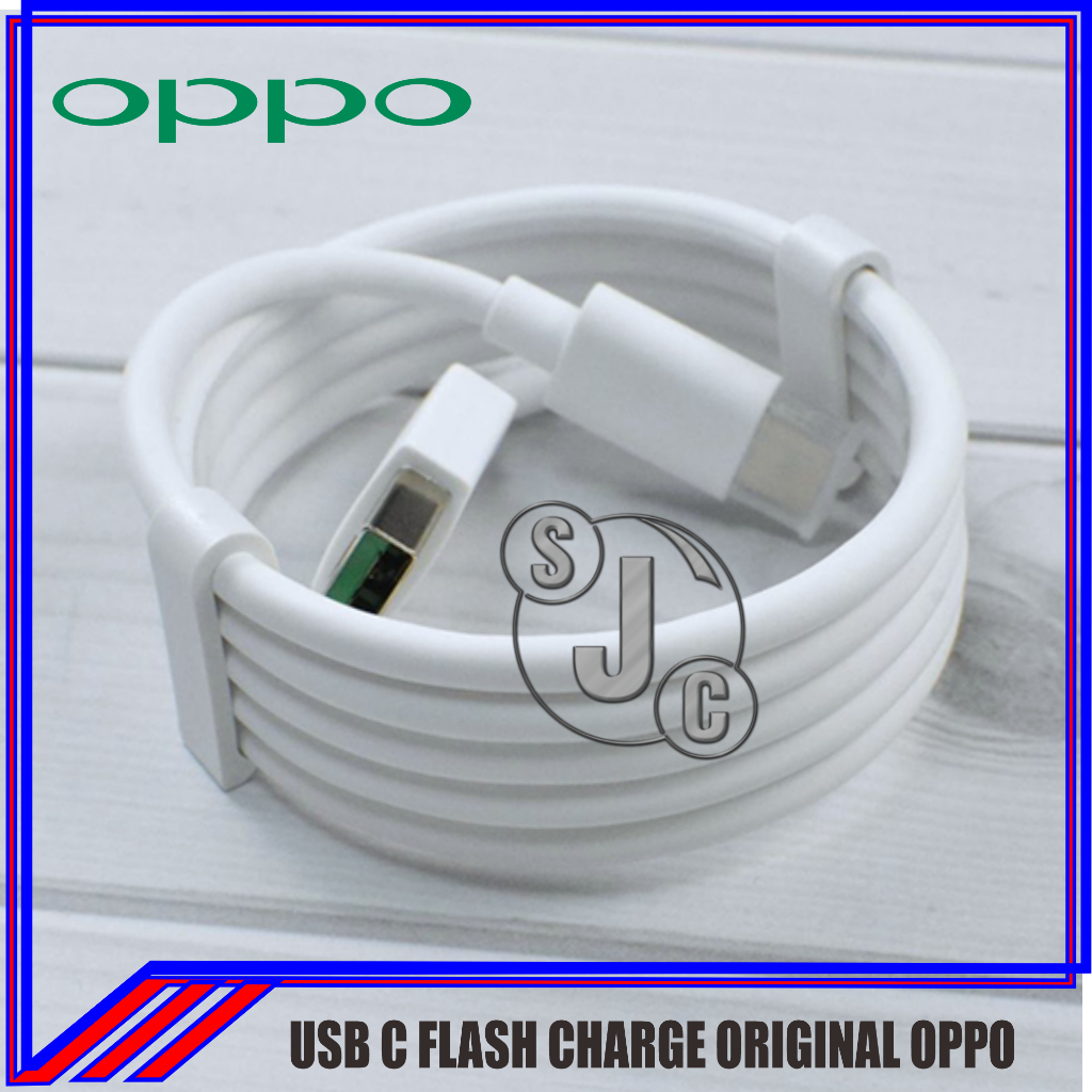 Kabel Data Charger OPPO Reno 1 2 2F 3 4 5F 5 6 7 7z 8 8T 8z PRO 4G 5G Original 6.5A Super VOOC TYPE C Flash Charge
