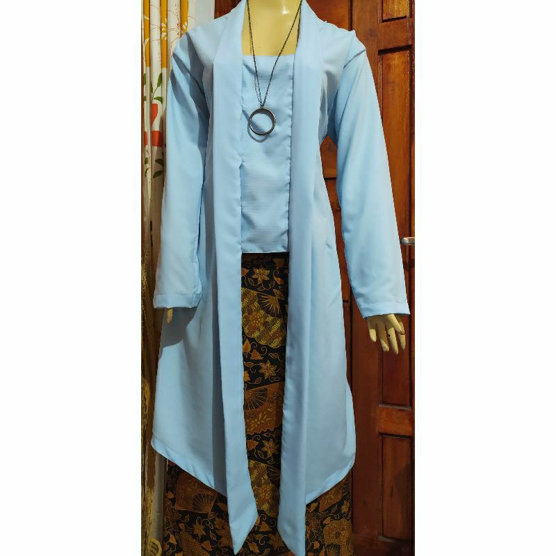 KEBAYA KUTUBARU MIKRO POLOS PANJANG 105