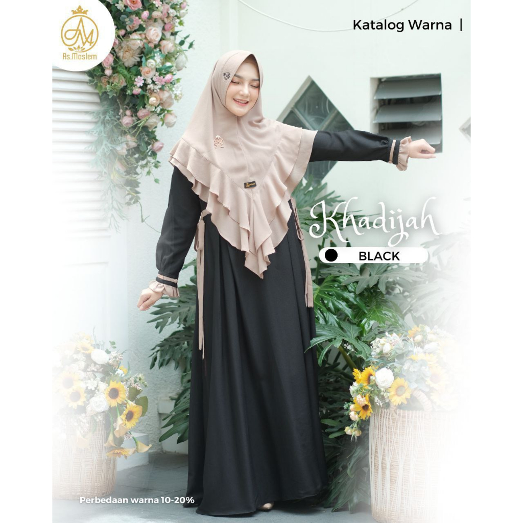 Gamis Khadijah set Khimar original As Moslem