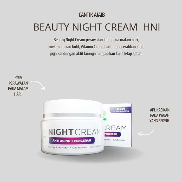 BEAUTY NIGHT CREAM // HNI HPAI