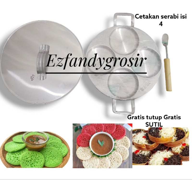 CETAKAN KUE SERABI / MARTABAK MINI / TELOR