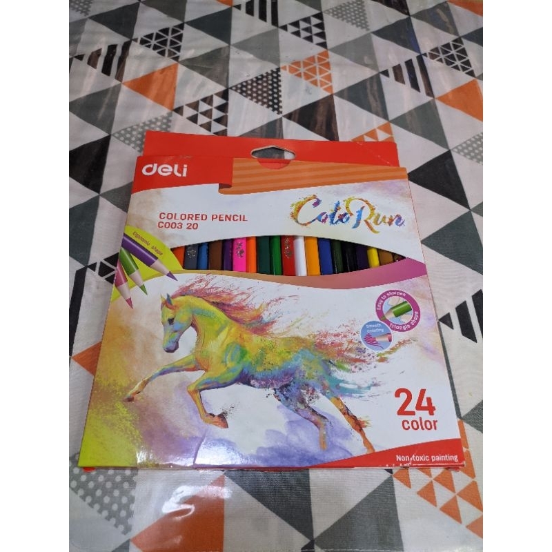 

Pensil Warna Deli 24 Colors Panjang