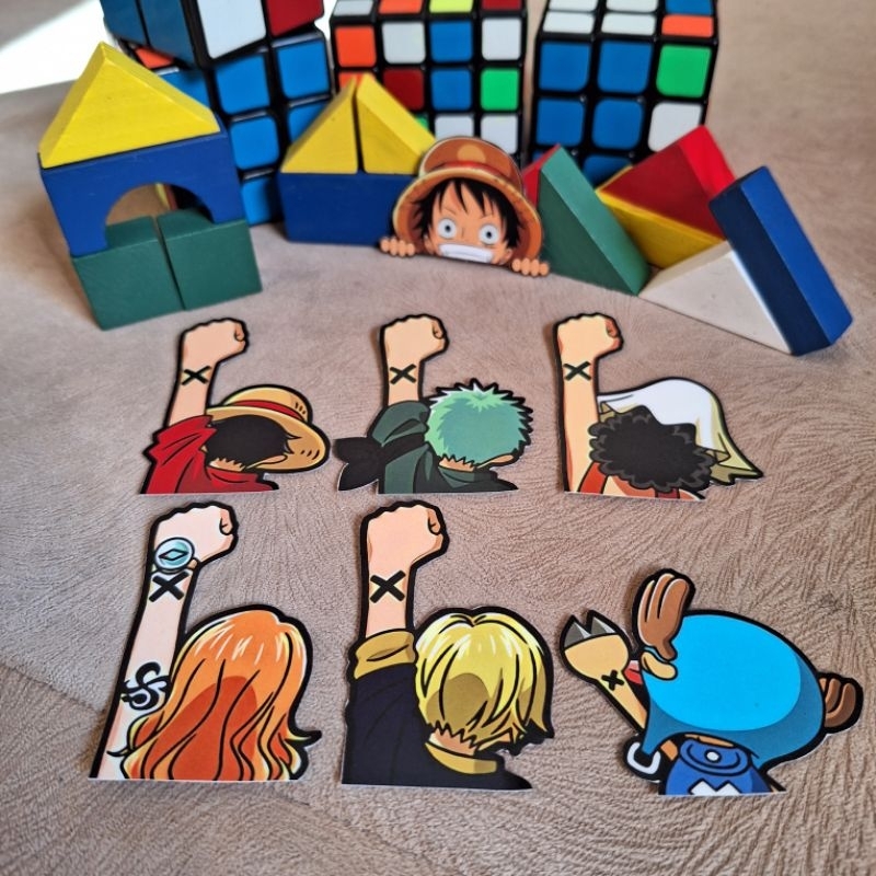 Stiker Nakama One Piece| 1 set isi 6