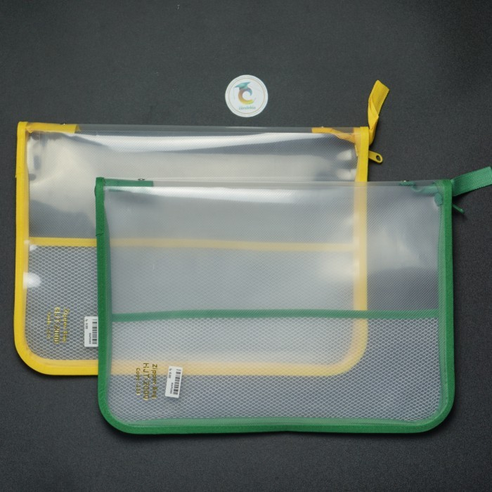 

Map Zipper Bag Resleting Folio