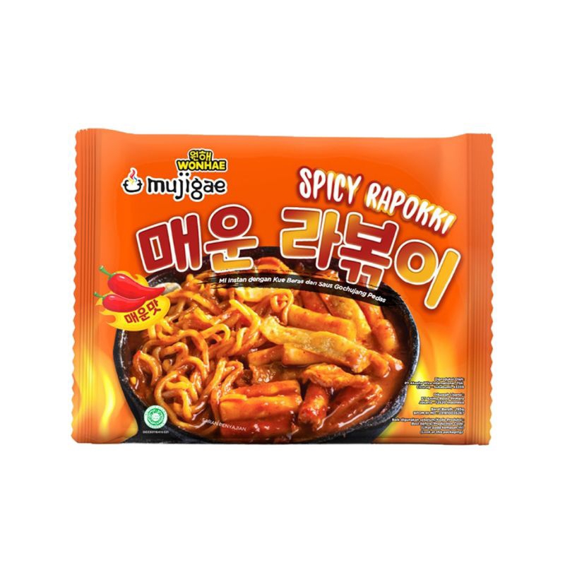 

Mujigae Mie Rapokki Spicy 260gr
