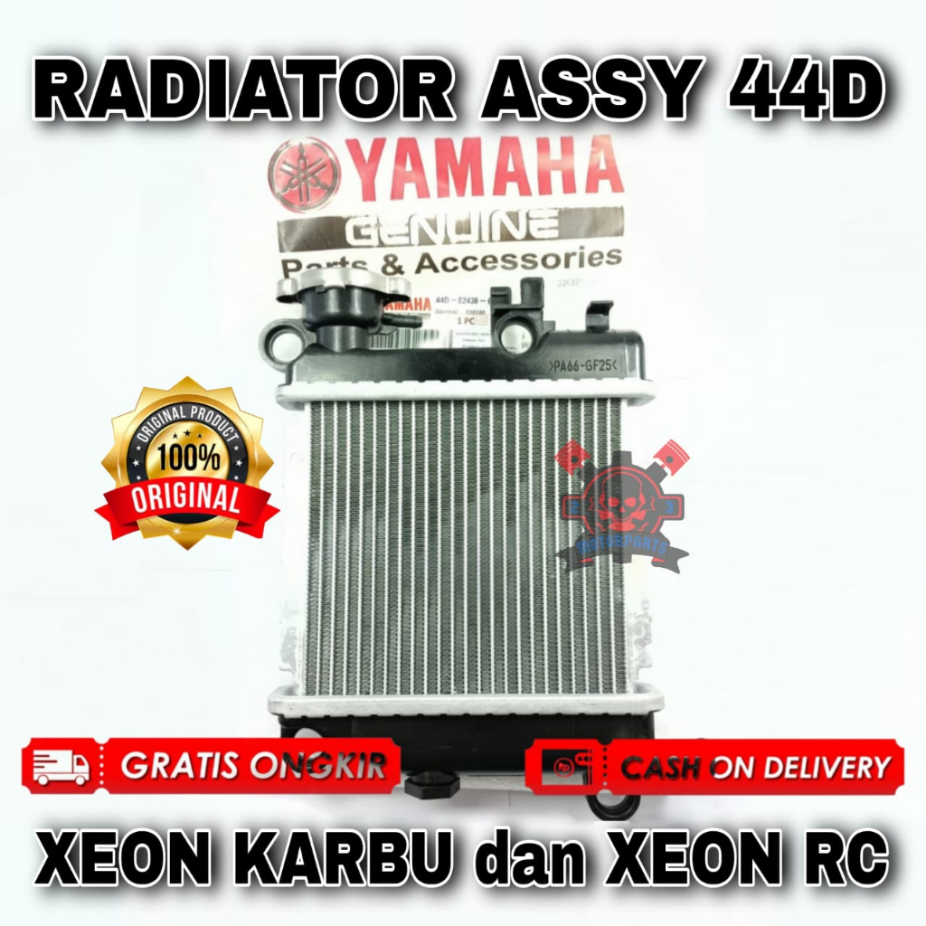 Radiator Yamaha 44D Pendingin Motor Xeon Karbu Xeon RC Xeon GT 125 Kualitas Original YGP