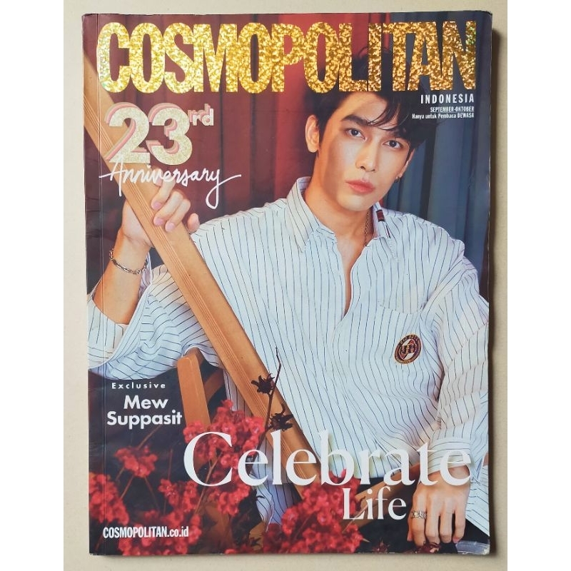 Majalah Cosmopolitan Indonesia September 2020 - Cover Mew Suppasit / Niki Zefanya