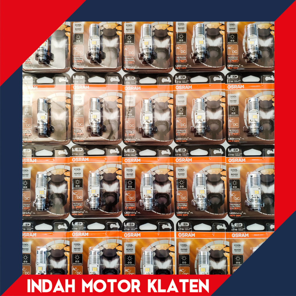 OSRAM LED T19 M5 H6 K1 NEW GEN Putih Cool White - 7935CW Bohlam Bolam Lampu Depan Vario Beat Spacy G