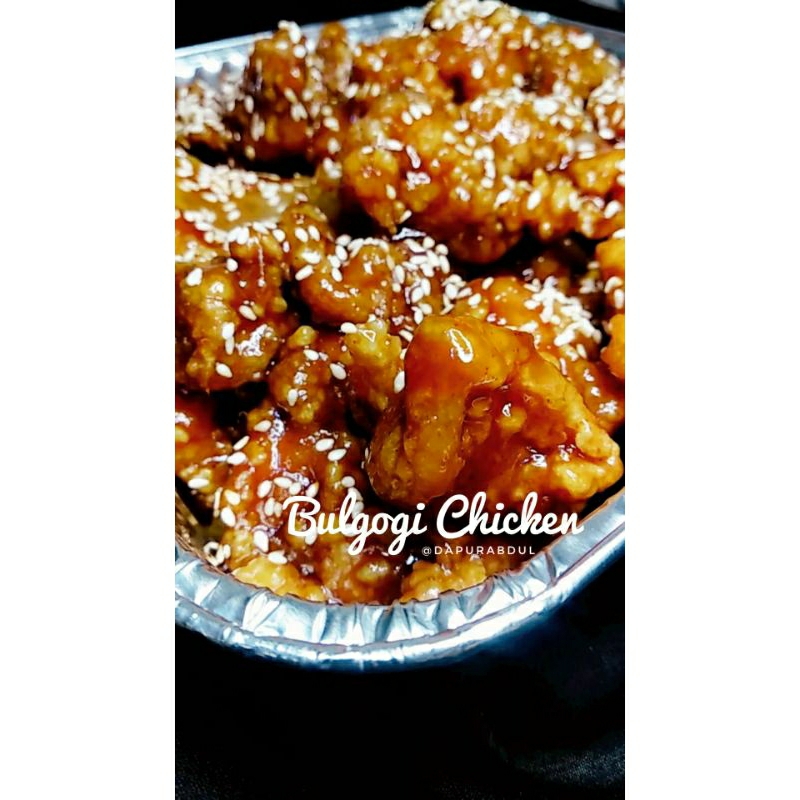 

Bulgogi Chicken, Ayam Pedas Manis Sauce Korea