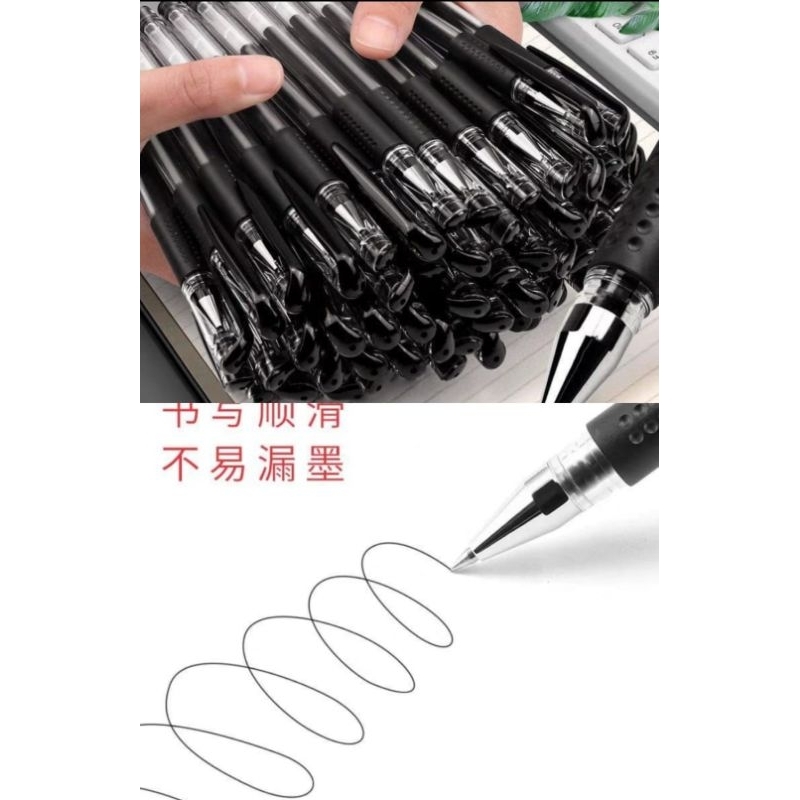 

Pulpen hitam import isi Ready