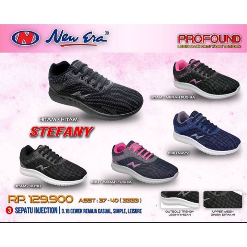 SEPATU NEW ERA STEFANY - SEPATU SNEAKERS CEWEK