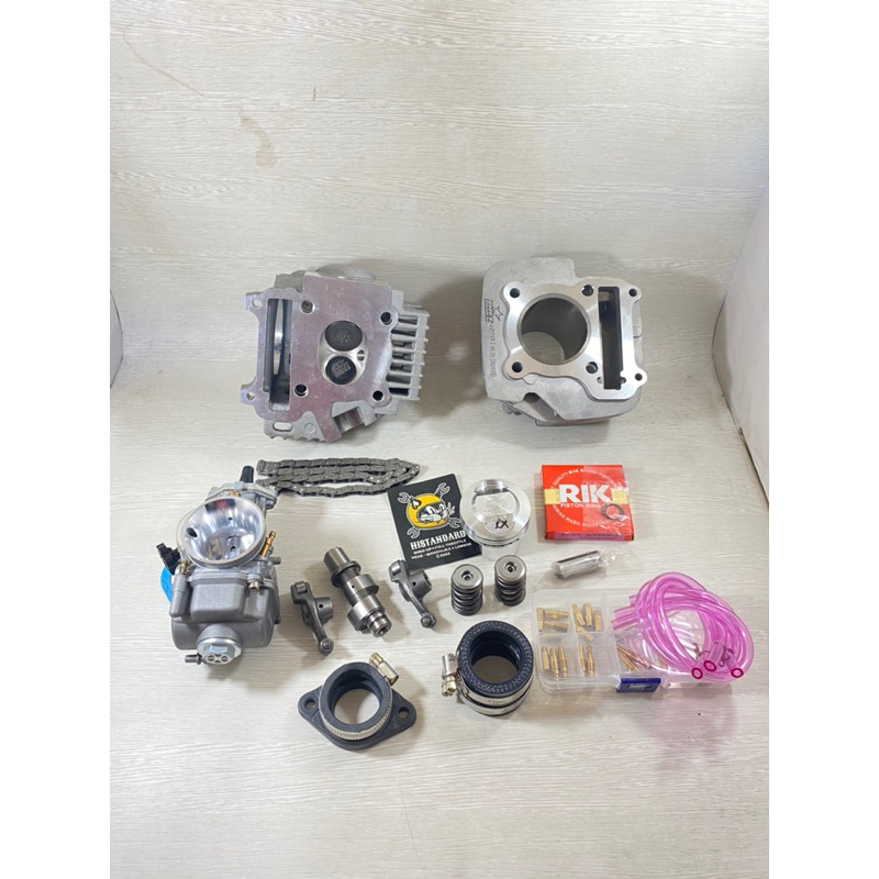 (JUPITER Z / VEGA R)  PAKET BORE UP 130cc  JUPITER Z  DRAG GTX  ROADRACE HARIAN & TOURING BLOK CAST 