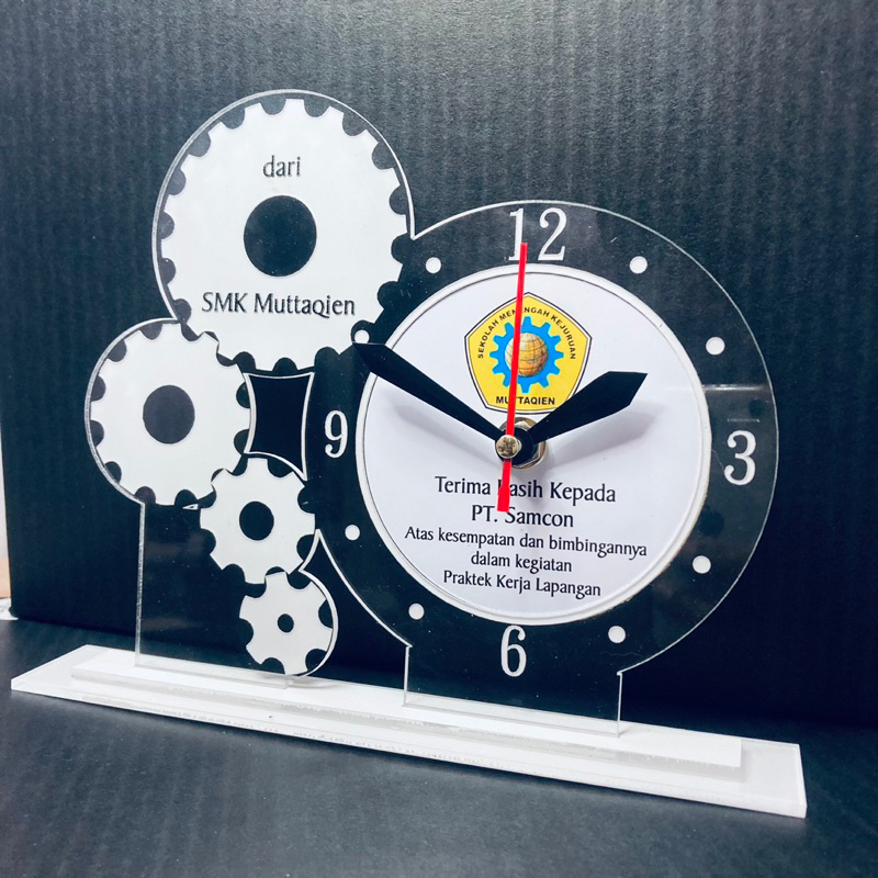 

Kenang-kenangan Magang Pemesinan PKL custom Bonus Box Kado dan Pita