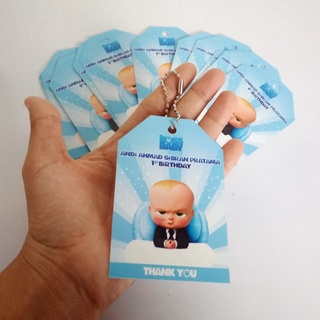 hangtag baby boss / thanks card baby boss / hangtag custom baby boss