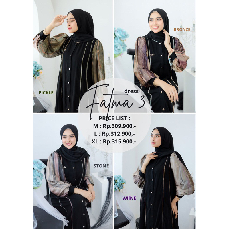 Fatma 3 dress by halwa apparel