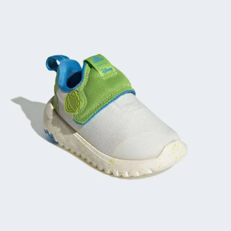 Sepatu adidas x Disney Suru365 Muppet Kermit Slip-On sepatu putih anak baby bayi