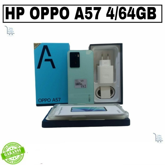 HP OPPO A57 4/64 4GB 64GB RAM 4 64 GARANSI 2024 TUKAR TAMBAH SECOND