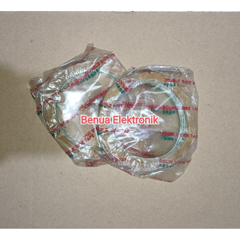 

Promo Double Tape Kertas 1/2 Inch x 11 Meter (12mm x 11 meter)