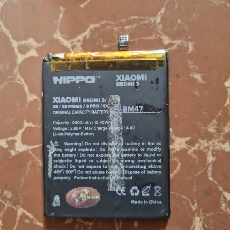 Baterai mi8 mi 8 modifikasi bm47