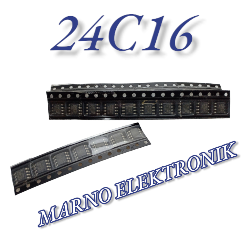 IC MEMORI SMD 24C16 24-C16 24 C16 IC MEMORY SMD TEMPEL KUTU
