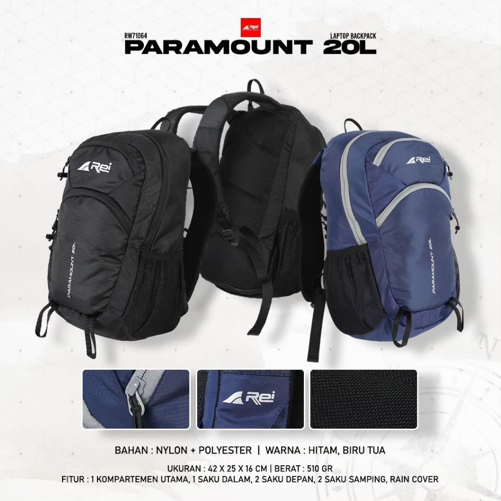 Tas Ransel Rei Paramount 20L Arei Outdoorgear Backpack Rei