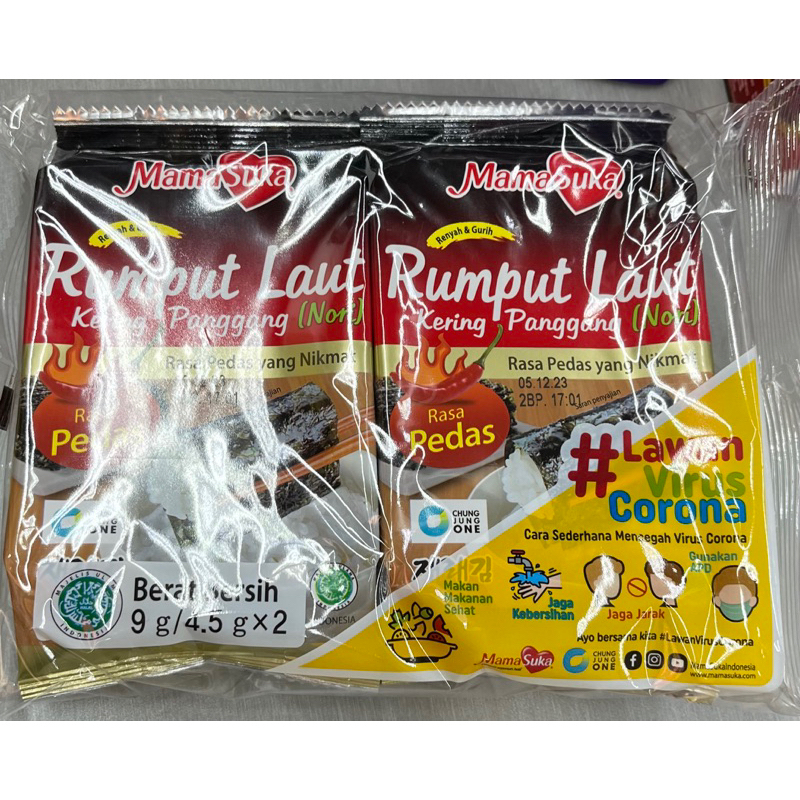 

Mama suka rumput laut pedas