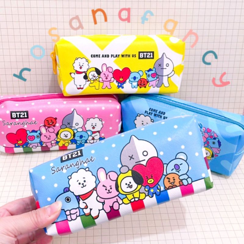 

Tempat Pensil Resleting BT21 --SP81