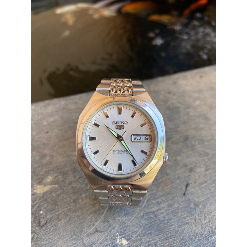 Seiko 5 Automatic 02L0 Jam tangan pria second original