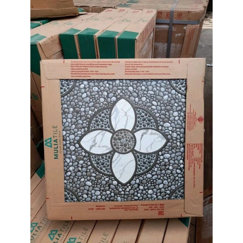 Keramik Lantai 40x40 Teras Depan Kw1 , By Mulia Tile