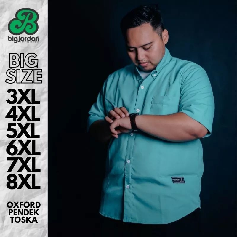 TERLARIS BIG JORDAN ORIGINAL KEMEJA PENDEK 2XL 3XL 4XL 5XL 6XL 7XL 8XL,KEMEJA PENDEK TOSKA,KEMEJA PE