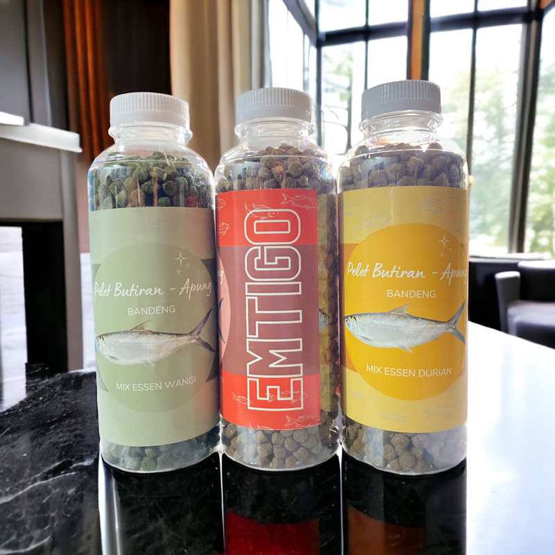 Umpan Mancing Bandeng Pelet Butiran Apung By Emtigo