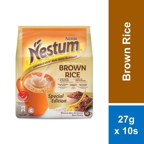 

SEREAL NESTUM BROWN RICE NESTUM MALAYSIA NESTUM CEREAL BROWN RICE