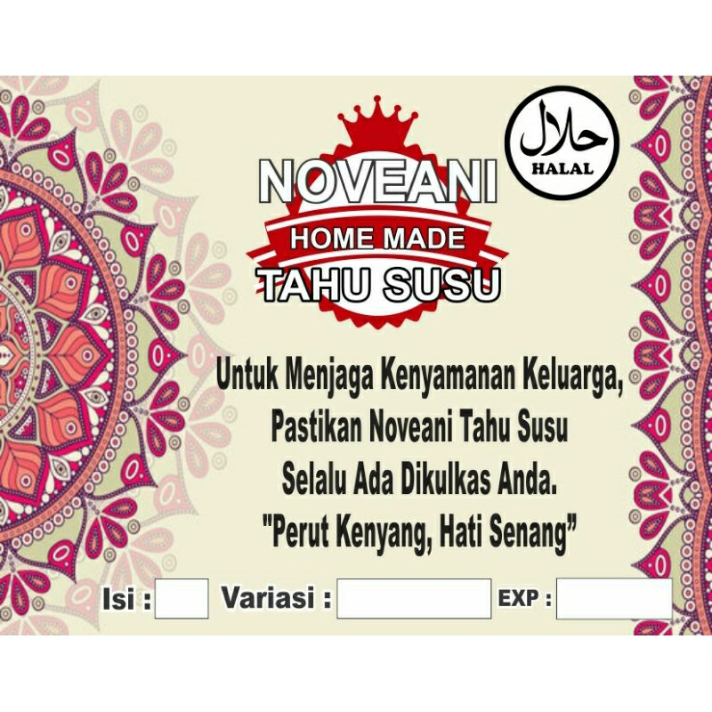 

Noveani Tahu Susu Pekanbaru / Tahu Enak / Tahu Lumer