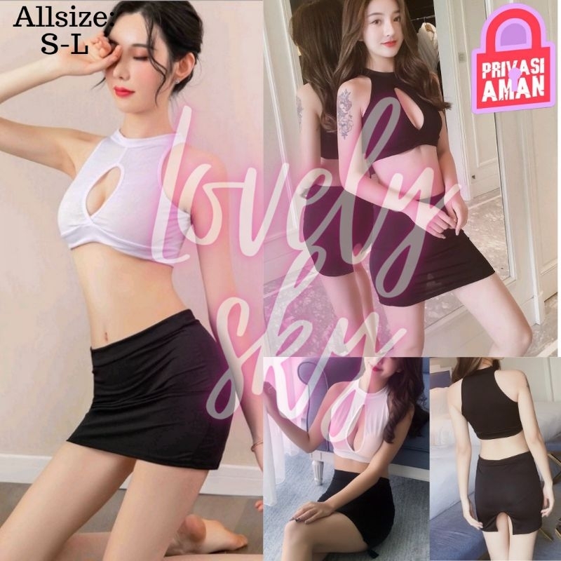 Lingerie Cosplay Sexy Baju Tidur Model Sekertaris