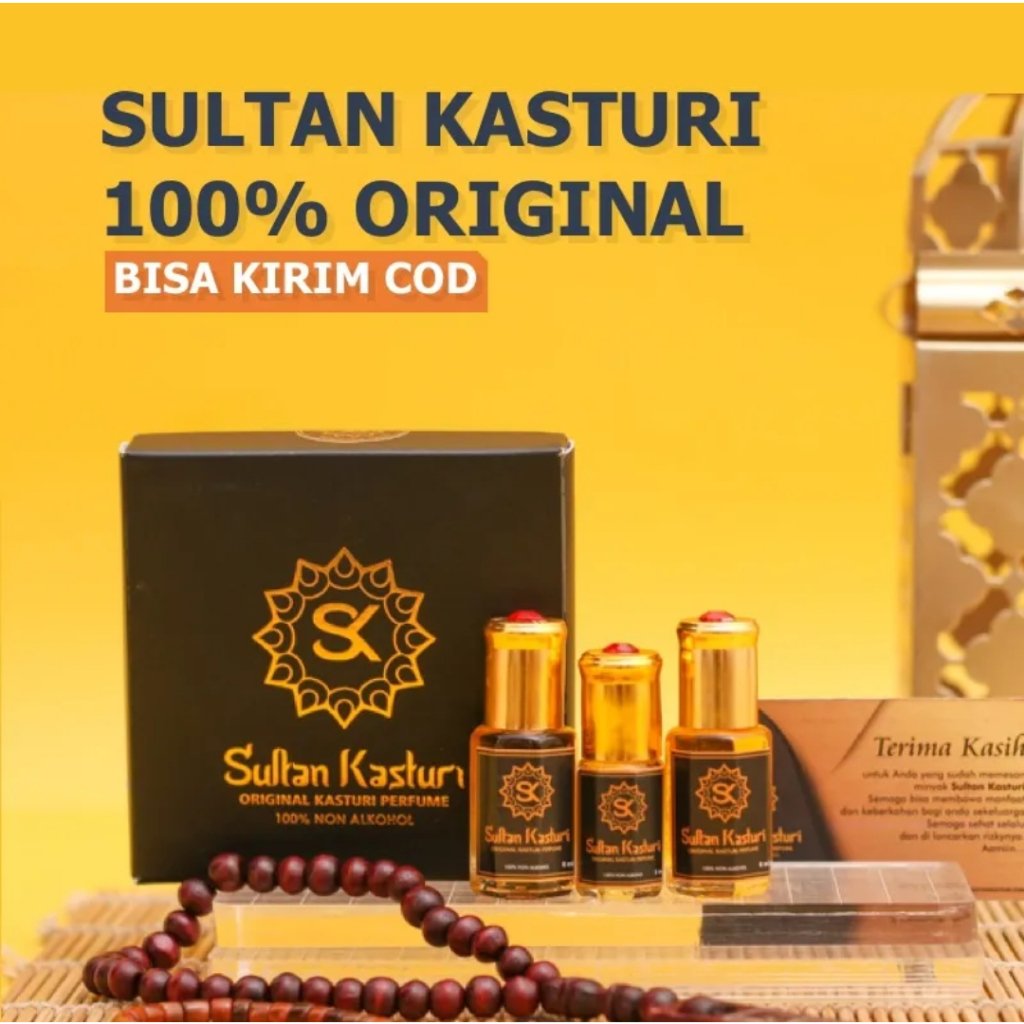 [COD] 100% ORIGINAL SULTAN KASTURI Sultan Kasturi ASLI TANPA ALKOHOL Parfum Sultan Kasturi parfum