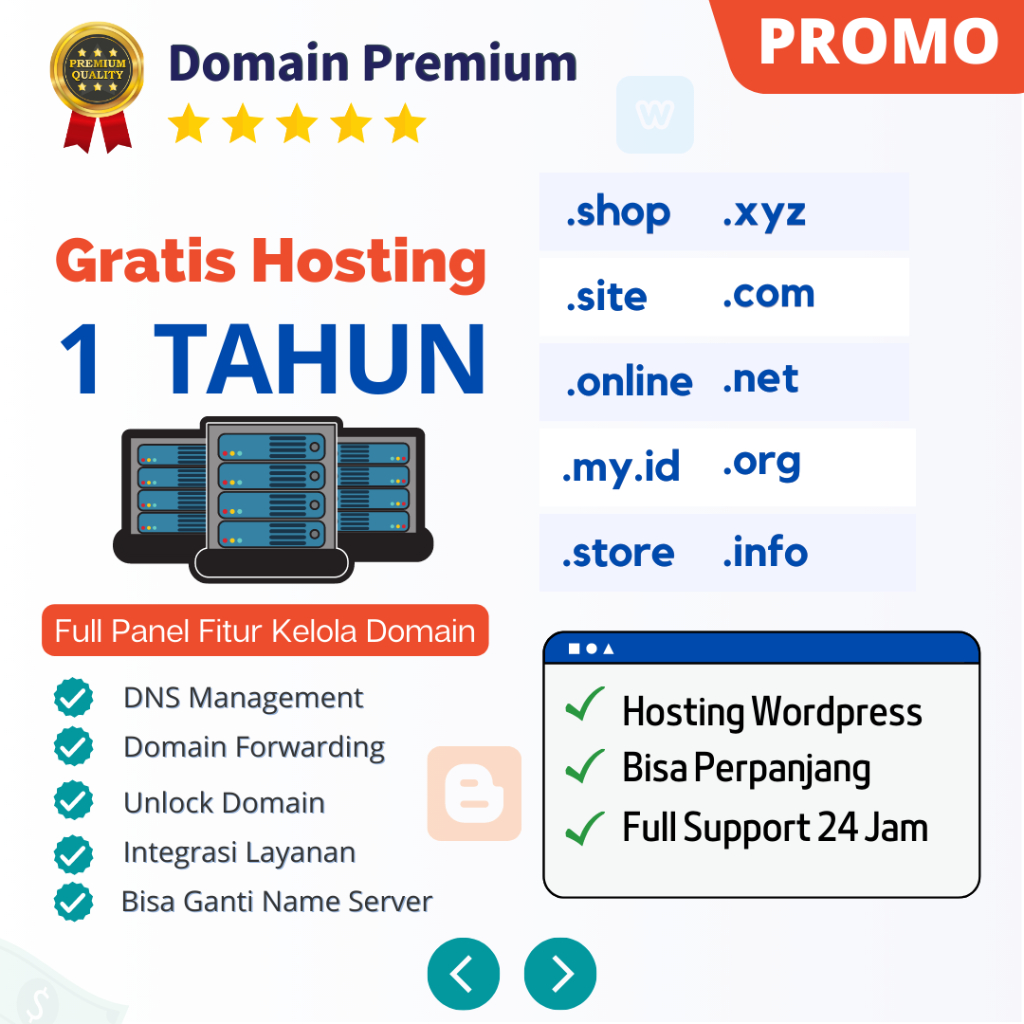 DOMAIN PREMIUM MURAH GRATIS BUAT WEBSITE & EMAIL BISNIS FREE HOSTING