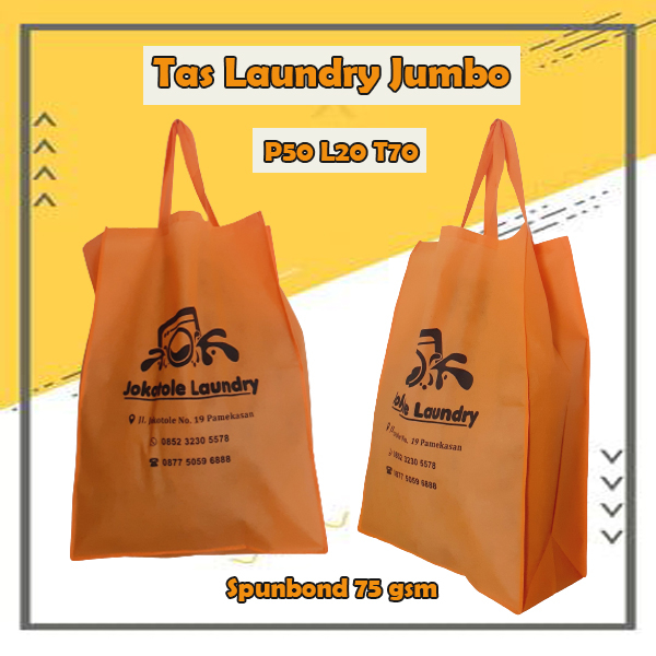 

Tas Goodie Bag Laundry Jumbo PCustom Sablon Nama