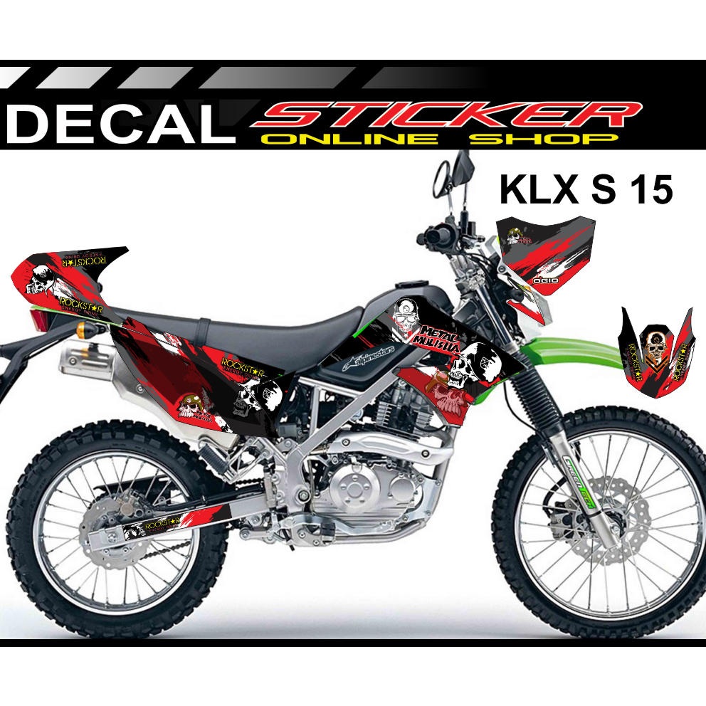 Decal Semi Full Body KLX 150 OLD / KLX 150 LAMA / KLX S