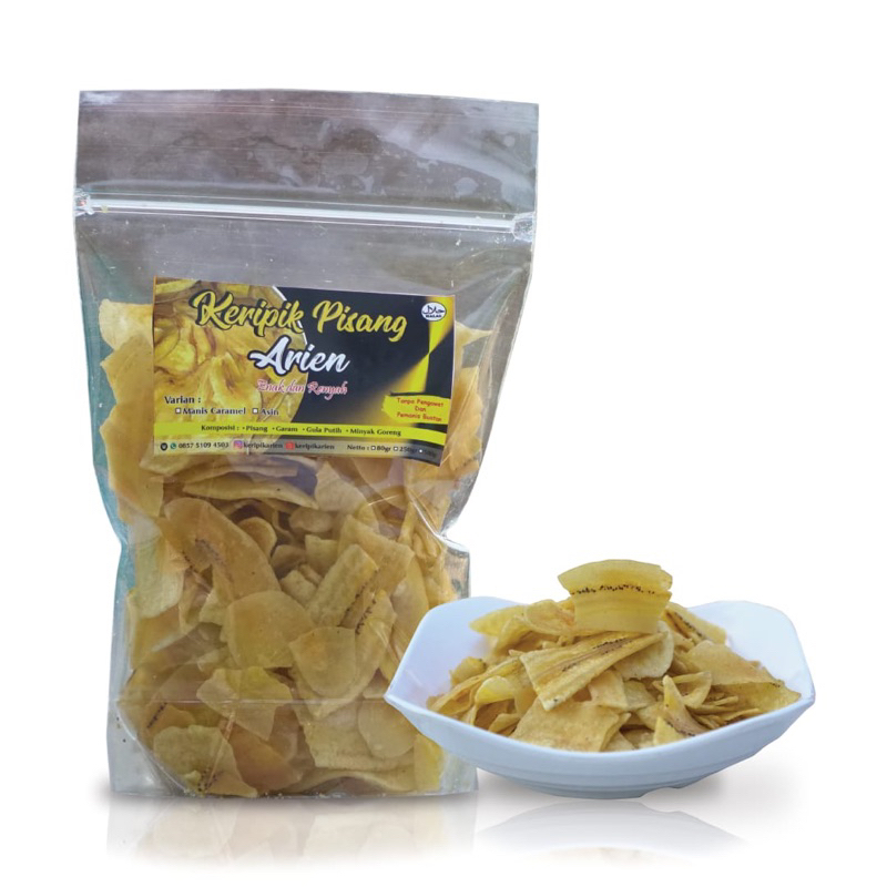 

keripik Pisang Asin 1/2 kg