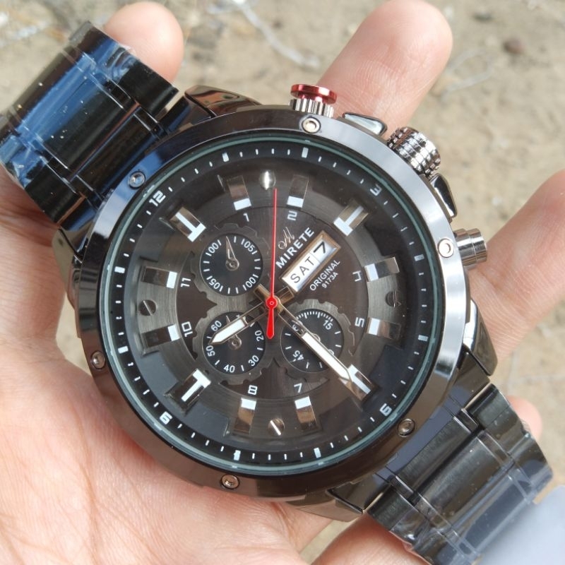 SS.id READY JAM TANGAN PRIA MIRETE ORIGINAL/ JAM PRIA MIRETE 9173A .