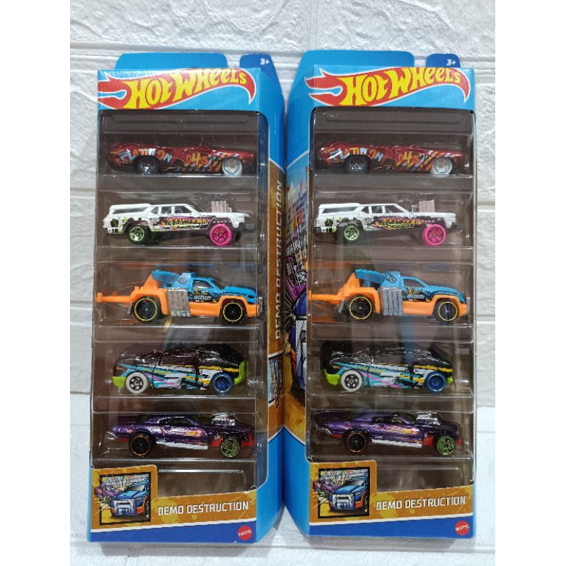 HOT WHEELS ISI 5 DEMO DESTRUCTION / PROJECT SPEEDER / REPO DUTY / CRUISE BRUISER / BLIND-SIDED / FLA