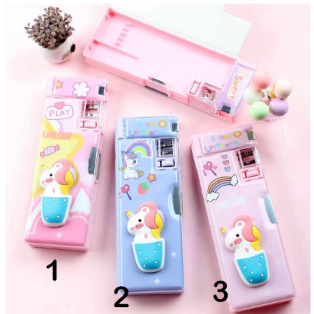 

Kotak Pensil Anak / Kotak Alat Tulis / Pencil Case Model Lucu 3D